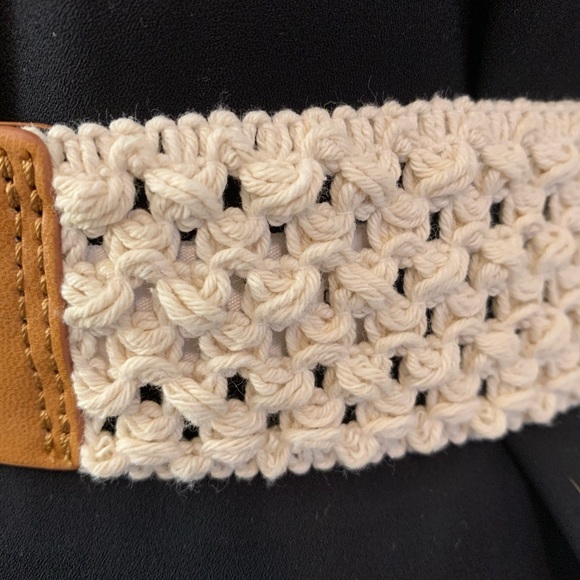 LOFT | Elastic Knit Belt Brass Buckle - Picture 10 of 11